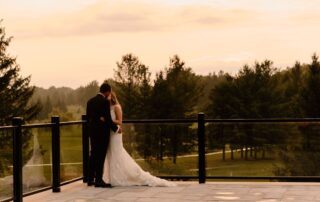The couple enjoys serenity and solace under crimson skies and indulge in the picturesque beauty of MontHill Golf & Country Club