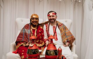 A festive and fun wedding event at Le Treport