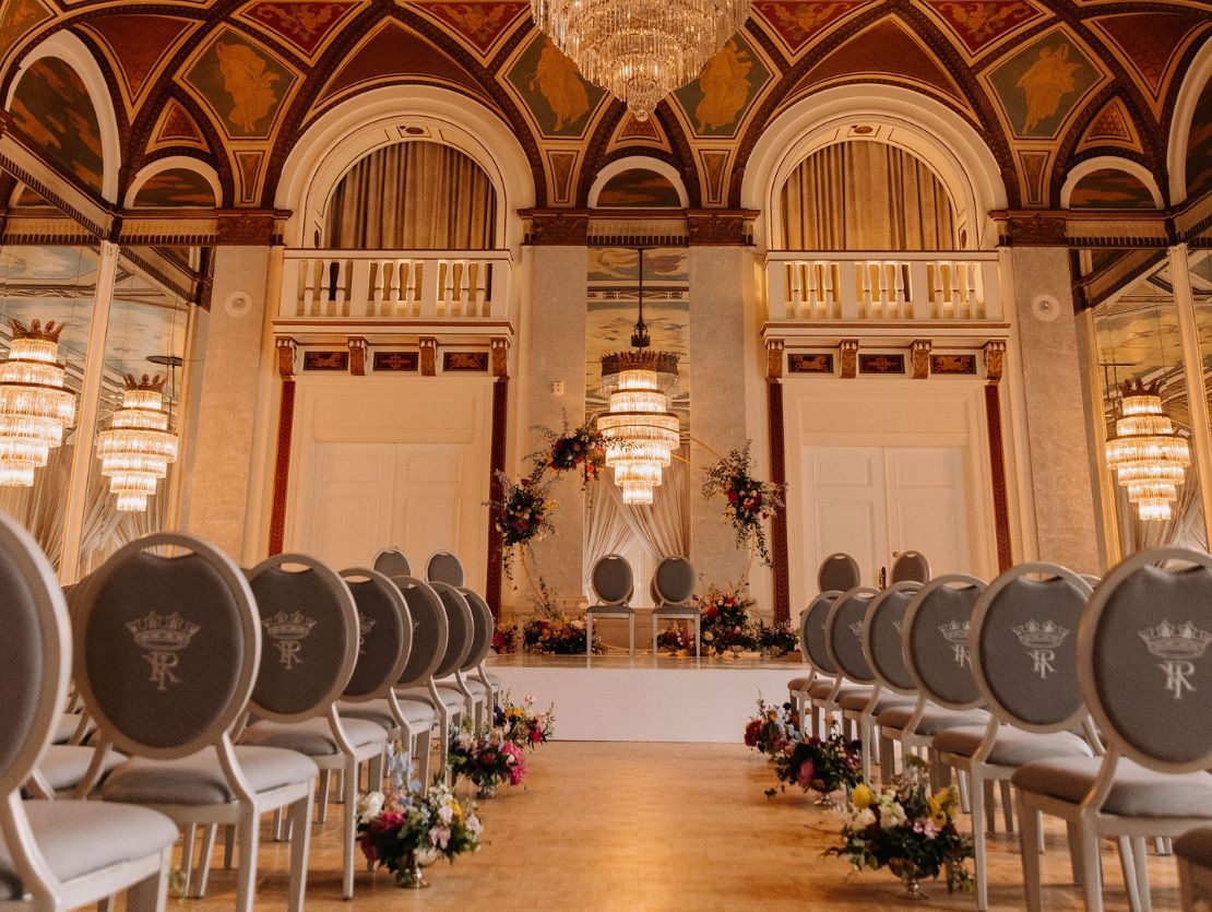 indoor wedding photography